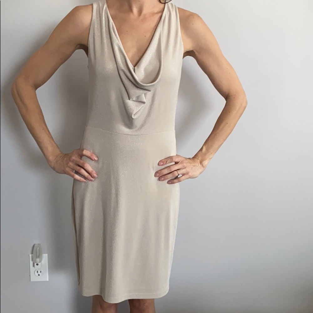 Gold Bcbgmaxazria dress size small
